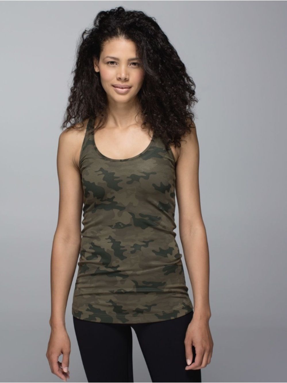 Lululemon Cool Racerback
Savasana Camo 20cm Fatigue Green